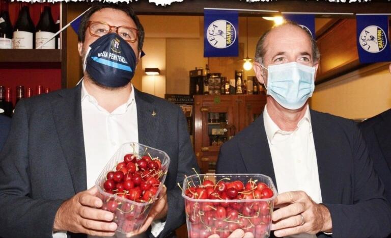 Salvini risponde alle critiche: «Alla faccia dei compagni, viva le ciliegie della nostra agricoltura»