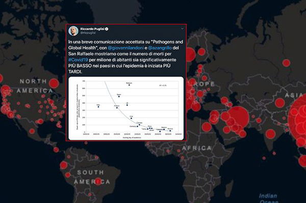 Lo studio che mostra come i morti per milioni di abitanti per coronavirus siano più bassi dove l’epidemia è iniziata più tardi