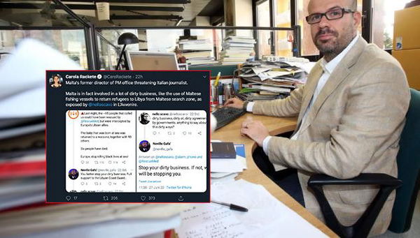 Carola Rackete fa quello che i politici in Italia non fanno: denunciare le minacce a Nello Scavo di un ex funzionario del governo di Malta