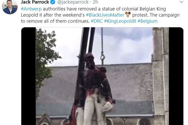 Dopo quella di Churchill, deturpate anche le statue di Leopoldo II in Belgio per i suoi crimini coloniali