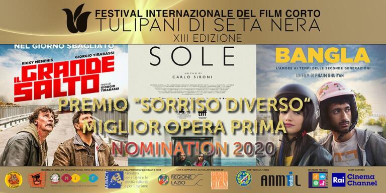 Le nomination per il premio “Sorriso diverso” al festival dei Tulipani di Seta nera
