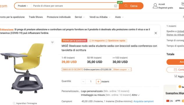 Banchi con rotelle