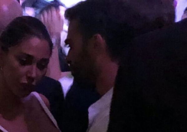 L’abbraccio tra Belen e il suo Gianmaria Antinolfi