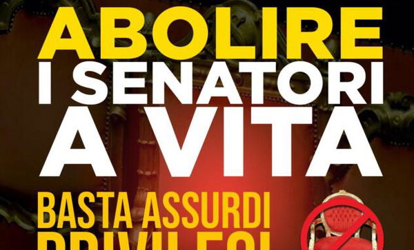 Il cortocircuito dei sovranisti che prima volevano abolire i senatori a vita e ora vogliono la nomina di Berlusconi