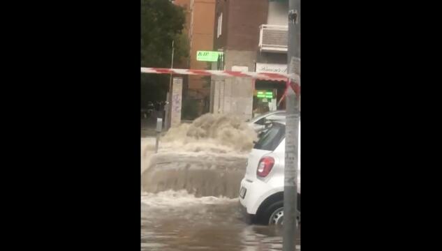 Bomba d'acqua a Milano