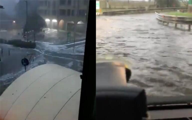Maltempo in Lombardia, strade allagate a Milano e provincia | VIDEO