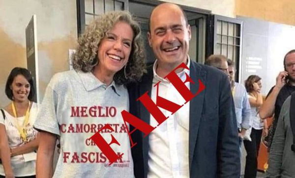 La bufala della maglia di Monica Cirinnà con scritto: «Meglio camorrista che fascista»