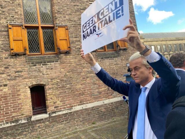 L’alleato di Salvini Geert Wilders protesta con Conte: «Non un centesimo all’Italia, salutami Matteo» article-post