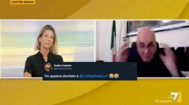 Crosetto ‘sbotta’ in diretta contro Claudia Fusani | VIDEO