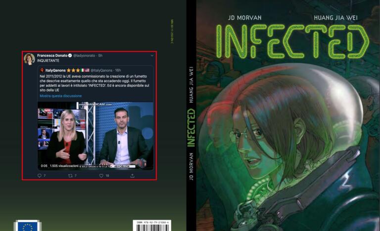 Per l’eurodeputata Francesca Donato, il fumetto Infected commissionato dall’UE nel 2011 è inquietante
