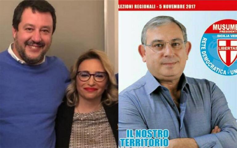 La Lega ‘dimezzata’ in Sicilia