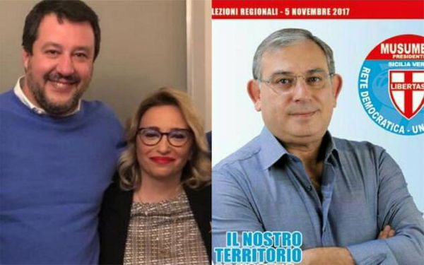 La Lega ‘dimezzata’ in Sicilia