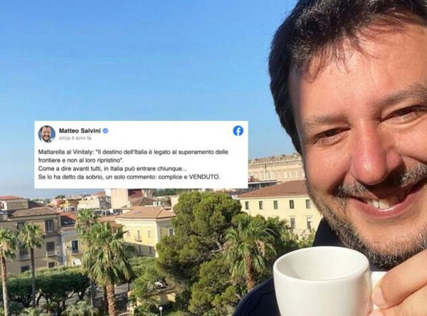 Come Salvini è passato dal definire Mattarella «complice e venduto» al scrivergli lettere