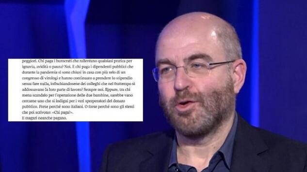 ‘Il Caffè’ di Gramellini e i «dipendenti pubblici che hanno continuato a prendere lo stipendio senza fare nulla»