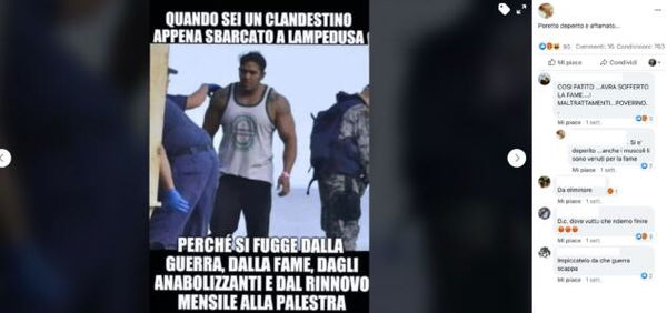 La foto bufala del migrante ‘palestrato’ sbarcato a Lampedusa