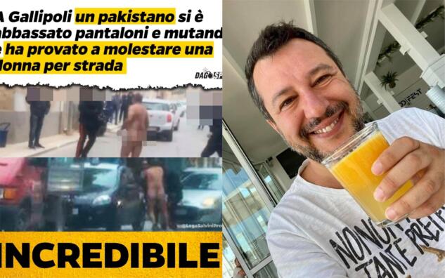 Perché Salvini non ha ancora cancellato la foto fake del pakistano nudo dai suoi profili social? article-post