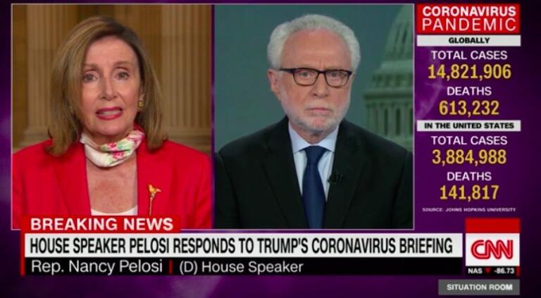 Nancy Pelosi contro il presidente USA: «il coronavirus è il Trump virus»