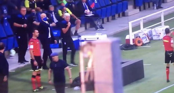 Il pessimo spettacolo offerto da Mihajlovic e Gasperini | VIDEO