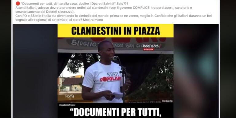 I bonghi per silenziare il comizio degli invisibili: la Lega spiegata con un post Facebook