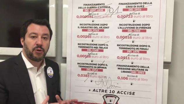 Salvini dice che Conte è il recordman di annunci e promesse article-post
