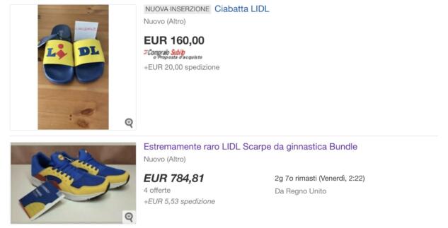 Lo strano caso delle scarpe Lidl: costano 13 euro, ma vengono rivendute a 780 euro article-post