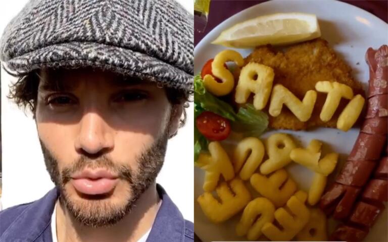 Stefano De Martino torna a casa