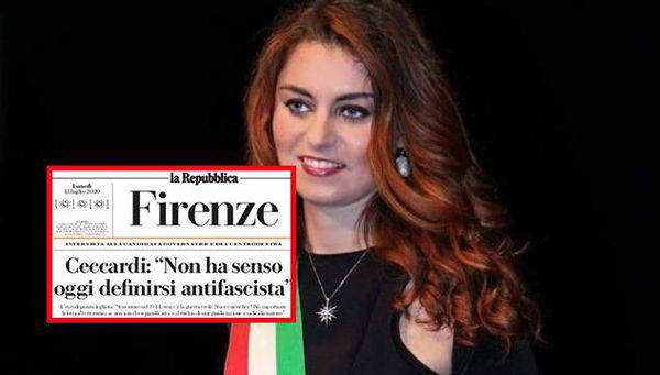 Susanna Ceccardi dice che non ha senso definirsi antifascisti, contro un nemico che non esiste