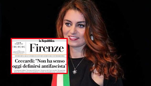 Susanna Ceccardi dice che non ha senso definirsi antifascisti, contro un nemico che non esiste article-post