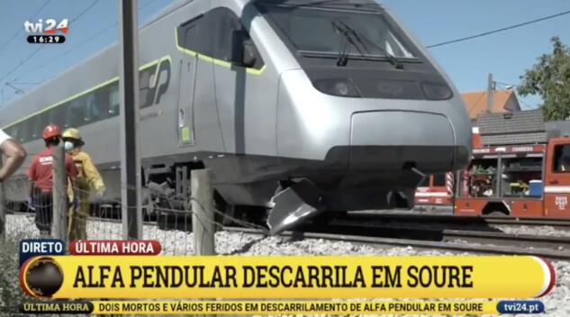 Deraglia un treno in Portogallo: due morti article-post
