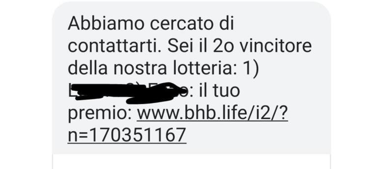 «Sei stato selezionato come vincitore», la truffa con un sms (non) inviato da Euronics