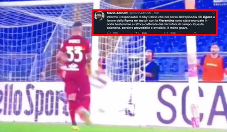 Le bestemmie al momento del rigore della Roma contro la Fiorentina | VIDEO article-post