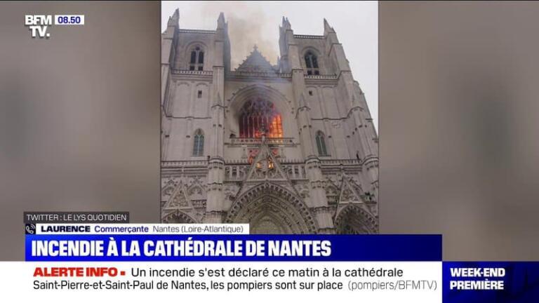 Fermato l’uomo incaricato di chiudere la Cattedrale di Nantes (prima dell’incendio)