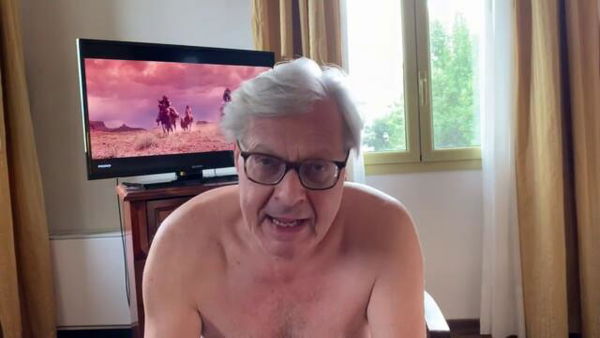 Vittorio Sgarbi replica al virologo Guido Silvestri: «Gli rispondo nudo, come la verità»