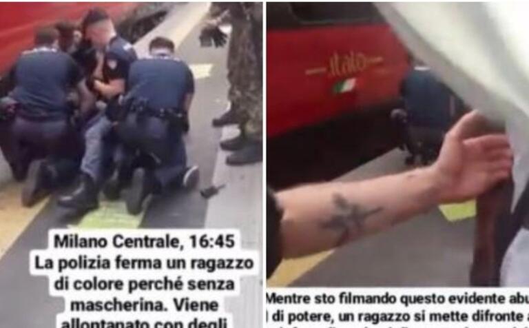 Perché la polizia ha immobilizzato a terra un ragazzo del Mali in stazione a Milano