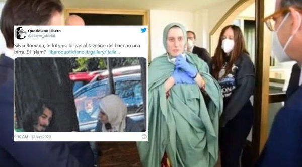 «E l’Islam????»: la pioggia di critiche dei ferventi cattolici alle foto di Libero di Silvia Romano che beve birra