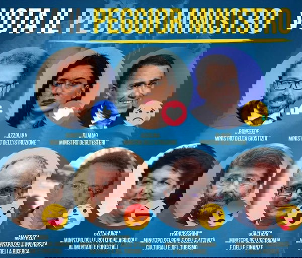 Il concorso di Fratelli d’Italia per scegliere il peggior ministro