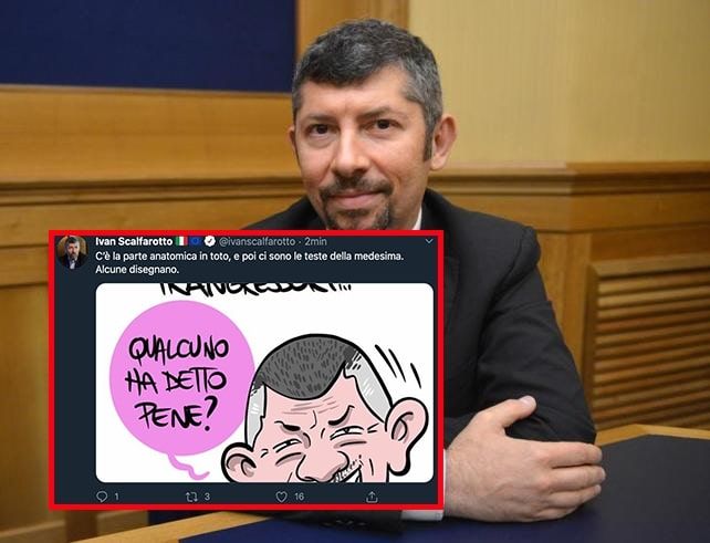 Scalfarotto risponde a Mario Improta dopo la vignetta con il doppio senso sulle «pene» della legge anti-omofobia