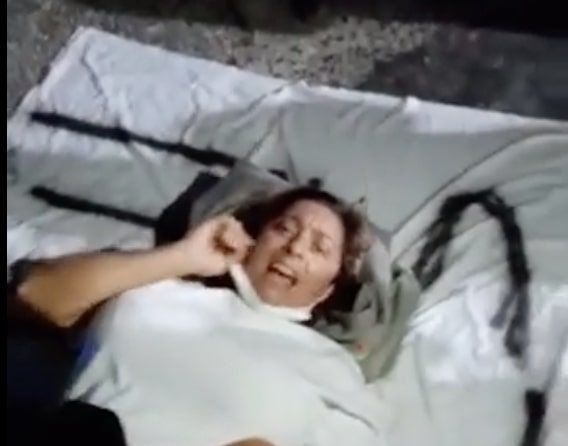 L’ex senatrice della Lega che si stende a terra per non far passare i migranti sbarcati a Lampedusa