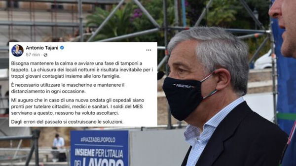 Tajani si smarca dalle polemiche di Salvini e Meloni: «Inevitabile la scelta del governo sulle discoteche»