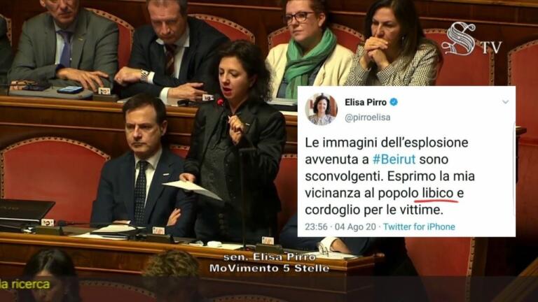 Non solo Di Stefano, anche un’altra senatrice M5S ha confuso i libanesi con i libici