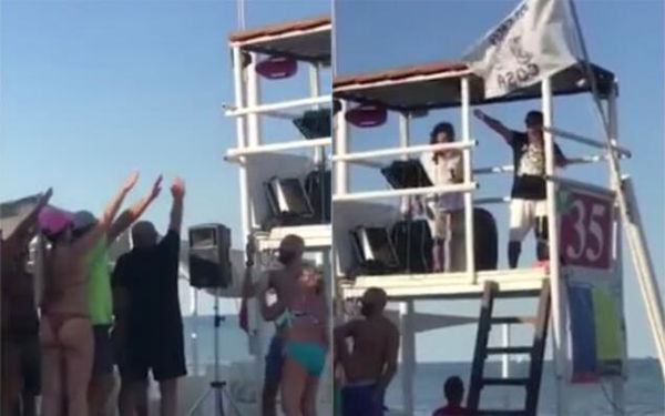 Cantano ‘Faccetta nera’ e fanno il saluto romano in spiaggia. Ma il video è dello scorso anno