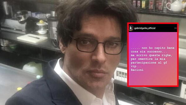 Gabriel Garko conferma la notizia di Giornalettismo sul GF Vip