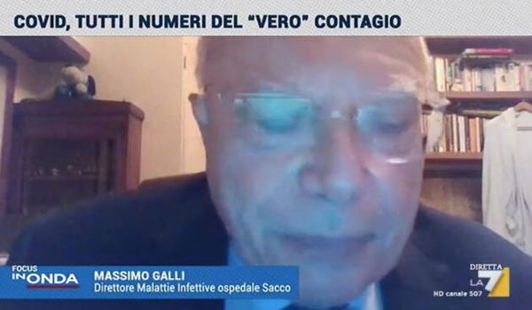 Galli dice che non vuole fare il menagramo «ma senza mascherina chi rischia è proprio Salvini»