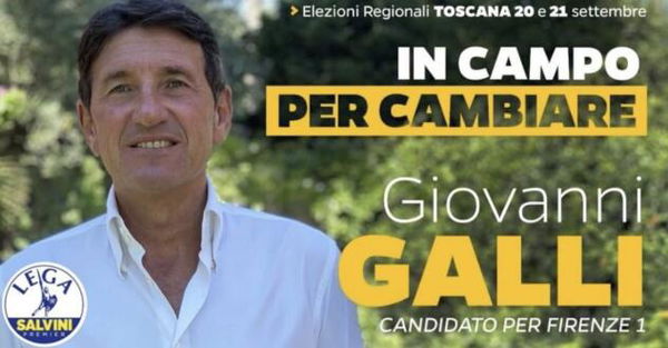 Giovanni Galli si candida con la Lega in Toscana