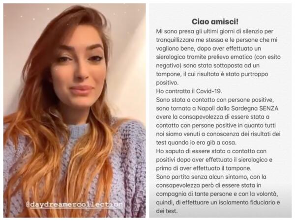 Nilufar positiva al Covid-19: «Ho vissuto la mia vacanza in Sardegna con troppa spensieratezza»