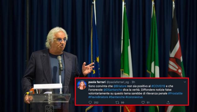 Paola Ferrari su Briatore