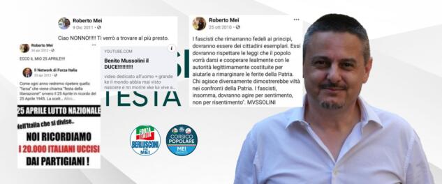 Il candidato sindaco di Corsico che inneggiava al fascismo. Ma ora spiega: «È il passato, evidentemente superato» article-post