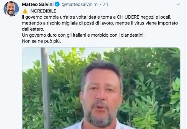 Salvini sulle discoteche: «Un governo duro con gli italiani e morbido con i clandestini» article-post