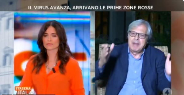 Emergenza Covid, Sgarbi attacca ancora il governo: “Situazione ridicola”