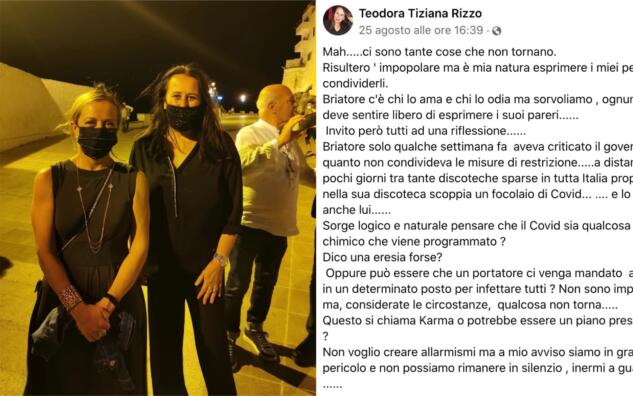La candidata di Fratelli d’Italia e il ‘virus programmato’ (con tanto di untore ad hoc) per ‘punire’ Briatore article-post